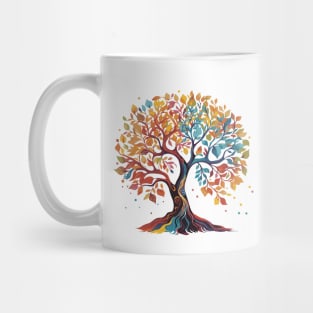 Tree of life colorful design Mug